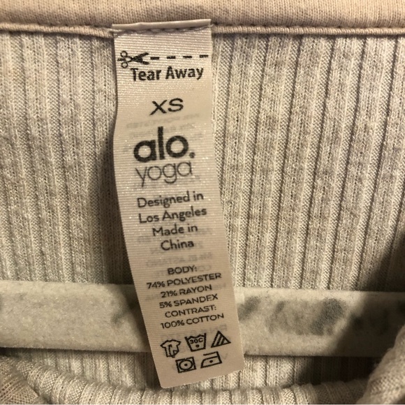 Alo Yoga Muse Hoodie Athletic Heather Grey XS - Picture 10 of 16